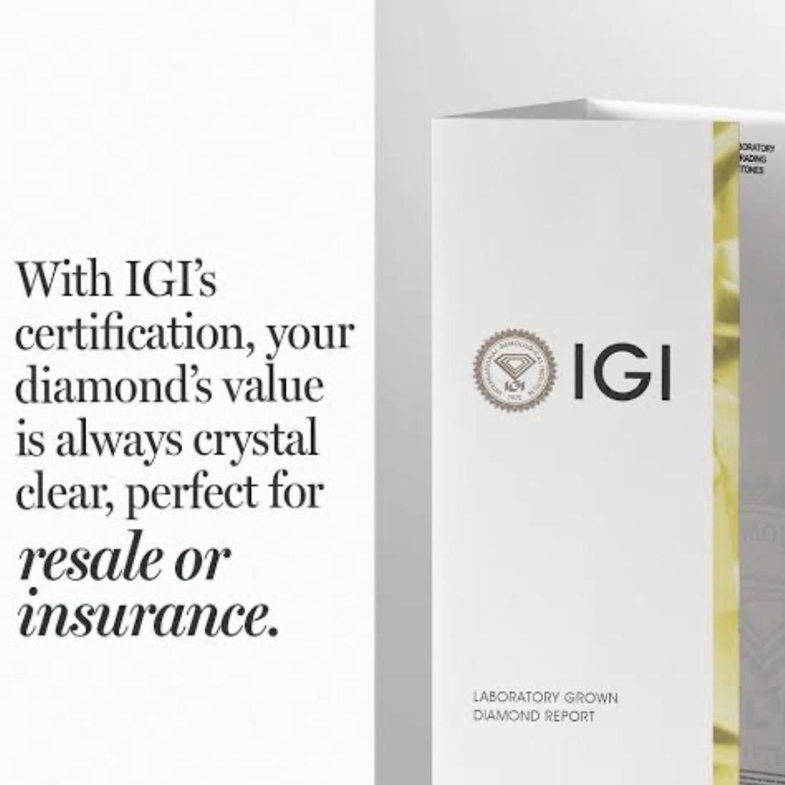 IGI Certified Lab Diamond Promise Ring – 14K Solid Gold