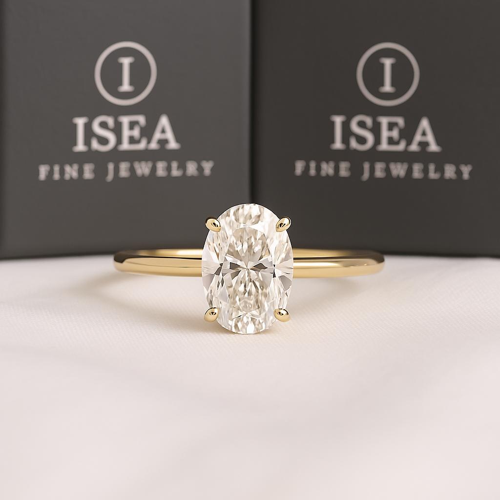 IGI Certified Lab Diamond Promise Ring – 14K Solid Gold